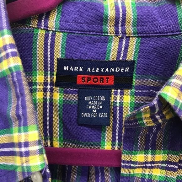 Mark Alexander Purple Plaid Shirt - Picture 2 of 9